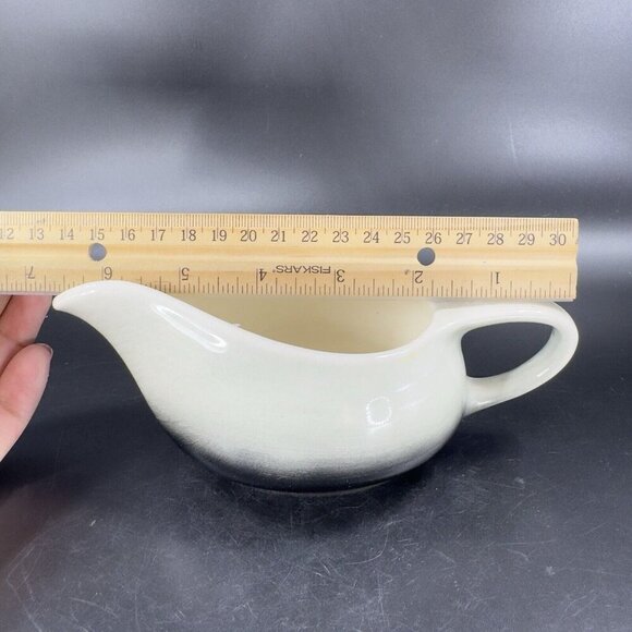 Crown Potteries Co Evansville Indian Pottery Gravy Boat Bowl USA Hand Made VTG - Picture 3 of 10